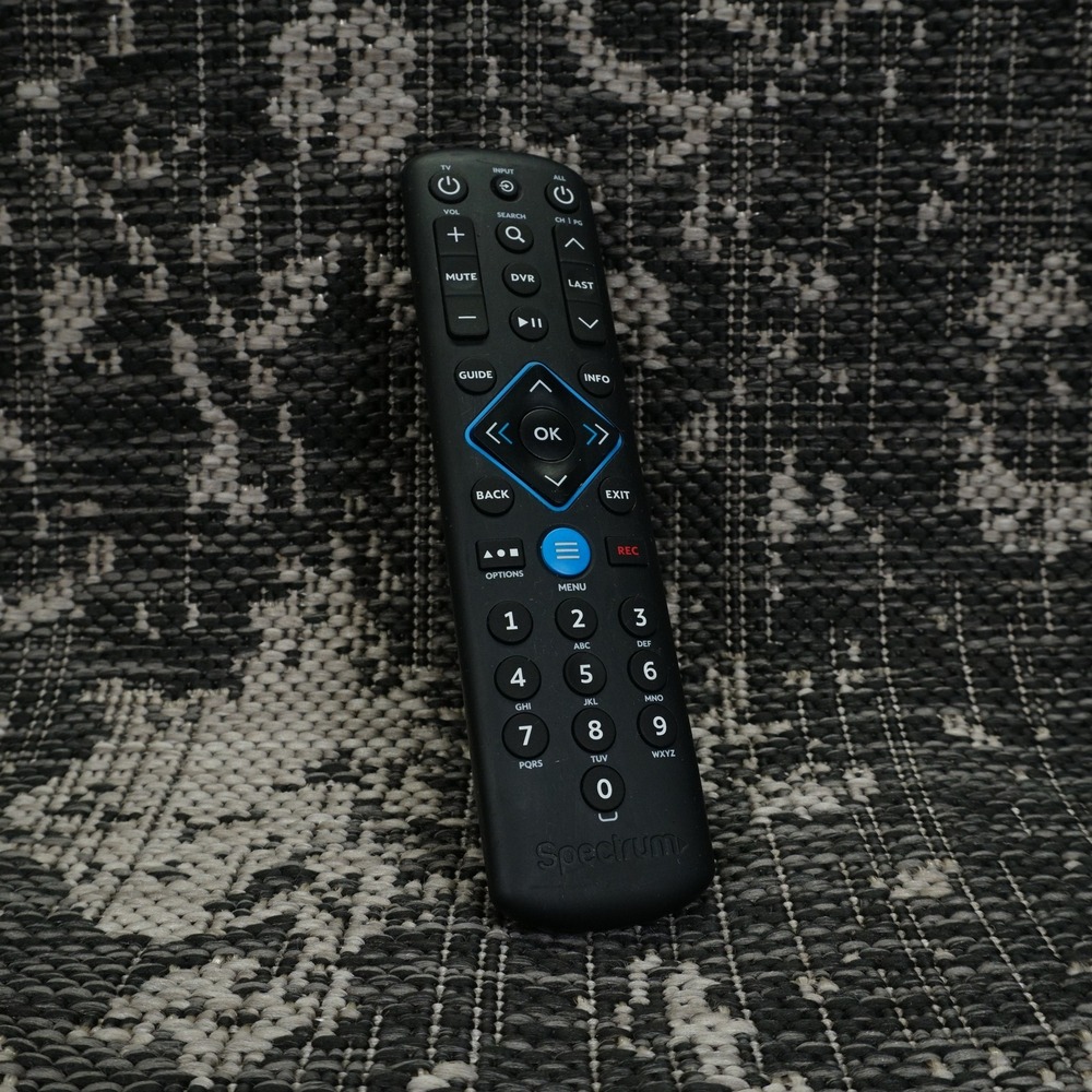 Spectrum Universal Remote Control‎ Black TV Cable Box Replacement Remote